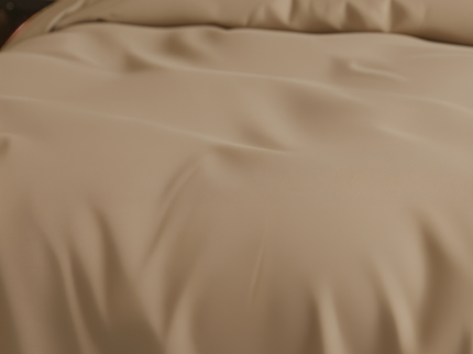Dekbedovertrek Katoen Satijn Uni - Taupe