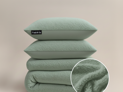 Dekbedovertrek Teddy - Zacht Groen