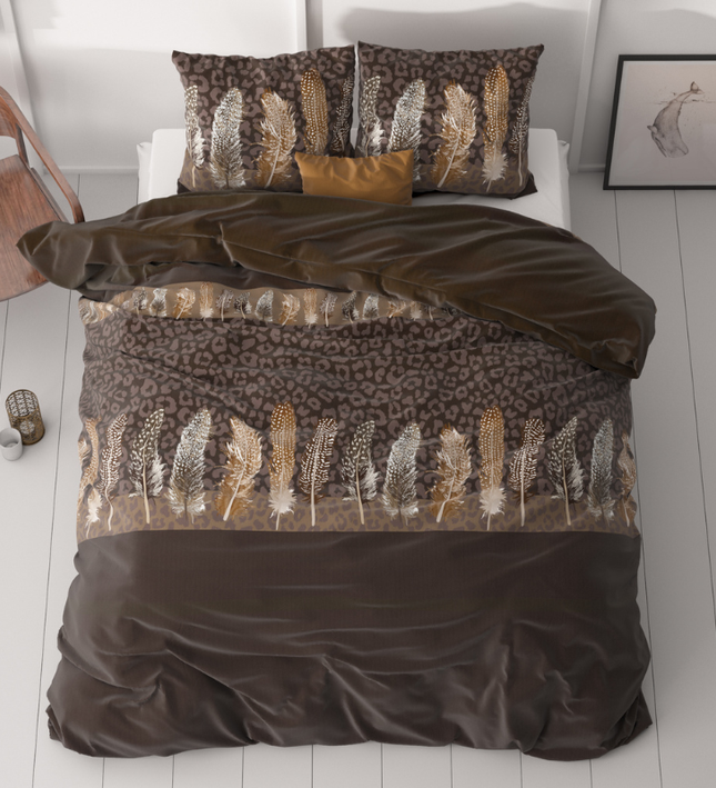 Dekbedovertrek Chocolate Feathers