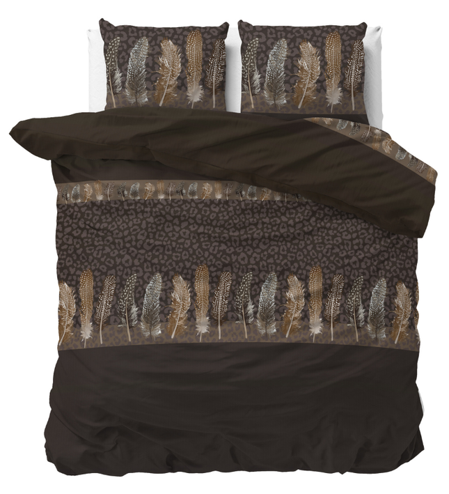 Dekbedovertrek - Chocolate Feathers
