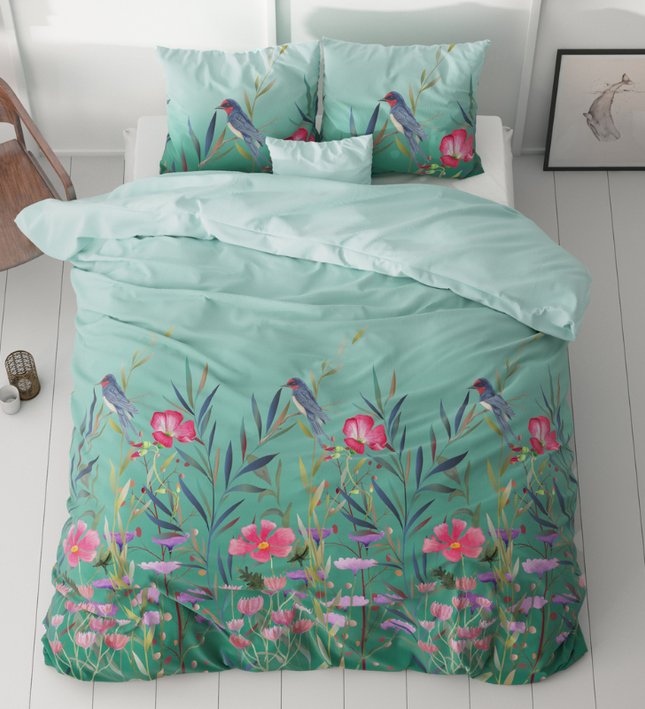 Dekbedovertrek Flower Birds
