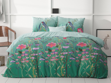 Dekbedovertrek Flower Birds