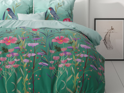 Dekbedovertrek Flower Birds