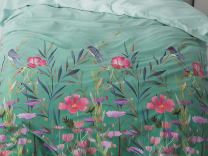 Dekbedovertrek Flower Birds
