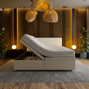 Boxspring met Opbergruimte Hotel Essence - Beige