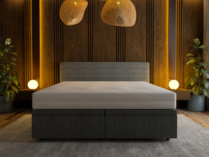 Boxspring met Opbergruimte Hotel Elegance - Antraciet