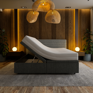 Boxspring met Opbergruimte Hotel Elegance - Antraciet