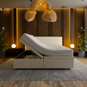 Boxspring met Opbergruimte Hotel Elegance - Beige