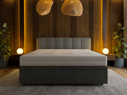 Boxspring met Opbergruimte Hotel Royal - Antraciet