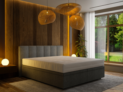 Boxspring met Opbergruimte Hotel Royal - Antraciet