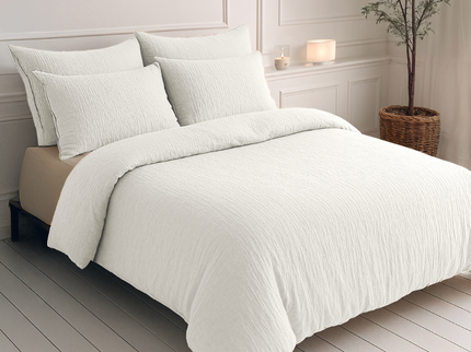 Lazy Dekbed Zonder Overtrek - Katoen Mousseline - Beige