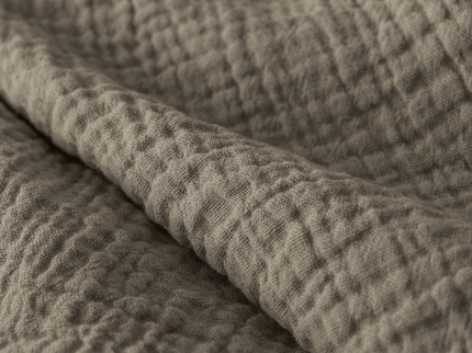 Lazy Dekbed Zonder Overtrek - Katoen Mousseline - Taupe