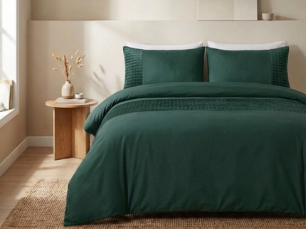 Dekbedovertrek Velvet Band - Groen