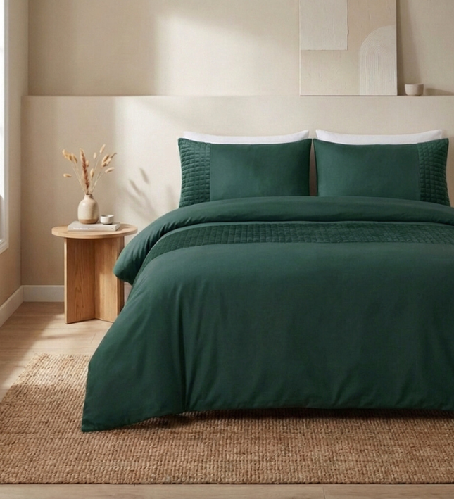 Dekbedovertrek Velvet Band - Groen