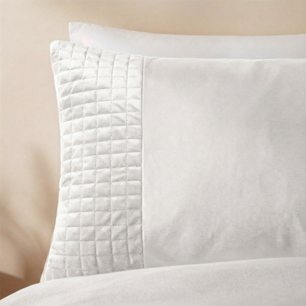 Dekbedovertrek Velvet Band - Wit