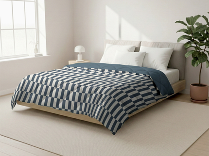 Easy Dekbed Zonder Overtrek - Pastel Rectangles