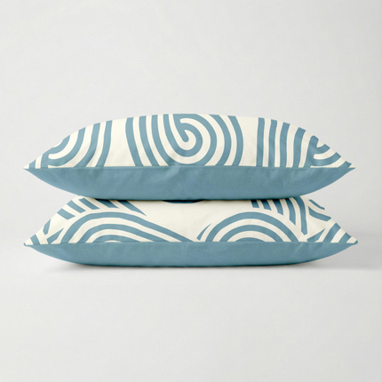 2-PACK: Kussenslopen - Curvy Lines