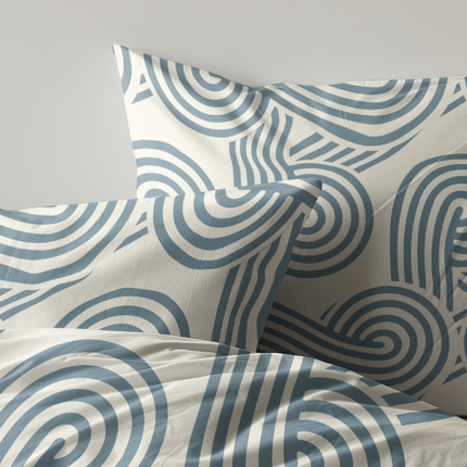 2-PACK: Kussenslopen - Curvy Lines