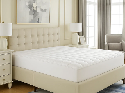 Wasbare Topper & Hoeslaken in 1 – Ultiem Slaapcomfort - Wit