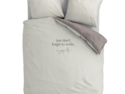 Dekbedovertrek Percale Katoen - Smile