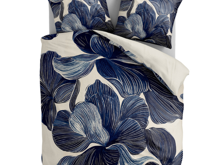 Dekbedovertrek Percale Katoen - Indigo Blend