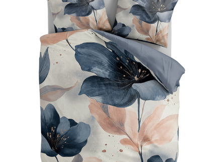 Dekbedovertrek Percale Katoen - Coral Bloom