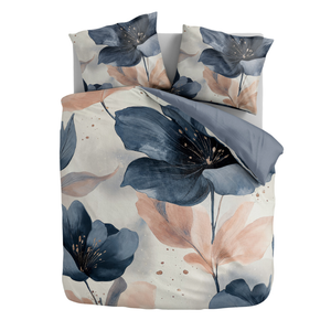 Dekbedovertrek Percale Katoen - Coral Bloom