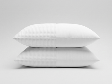 2-PACK Kussenslopen Waffle - Wit