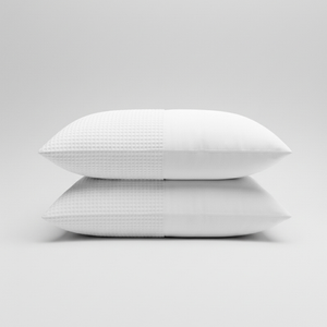 2-PACK Kussenslopen Waffle - Wit