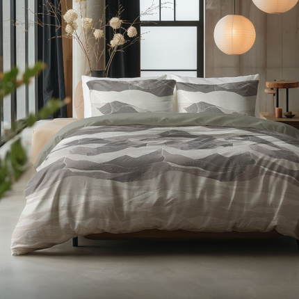 Dekbedovertrek Katoen - Hills