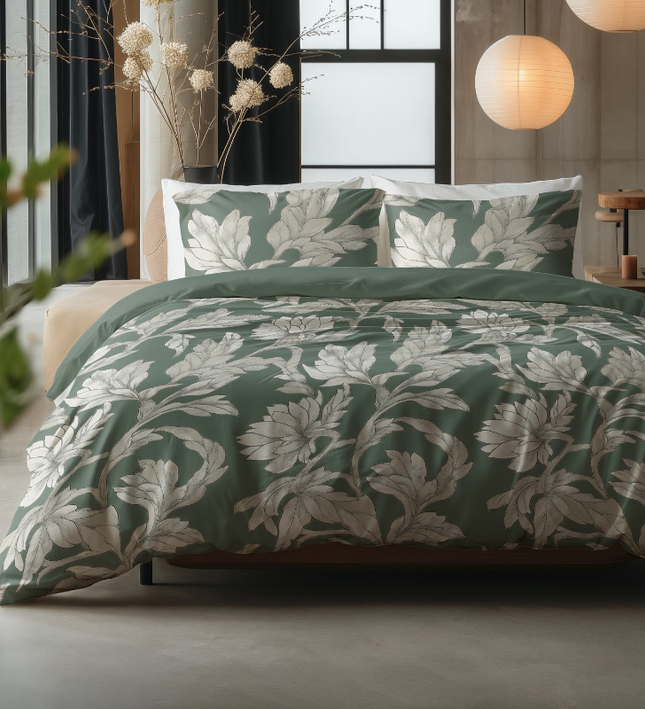 Dekbedovertrek Katoen - Florasty