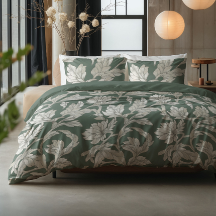 Dekbedovertrek Katoen - Florasty