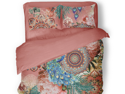 Dekbedovertrek Percale-Katoen - Peacock Dream