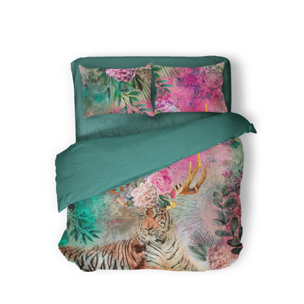 Dekbedovertrek Percale Katoen - Tiger Excotic