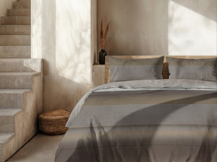 Dekbedovertrek Percale Katoen - Stripe Geometrie