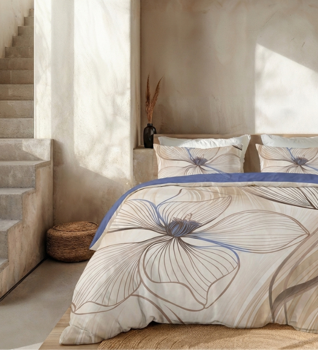 Dekbedovertrek Percale Katoen - Floral Dance