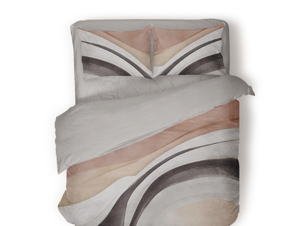 Dekbedovertrek Percale Katoen - Retro Narciscus