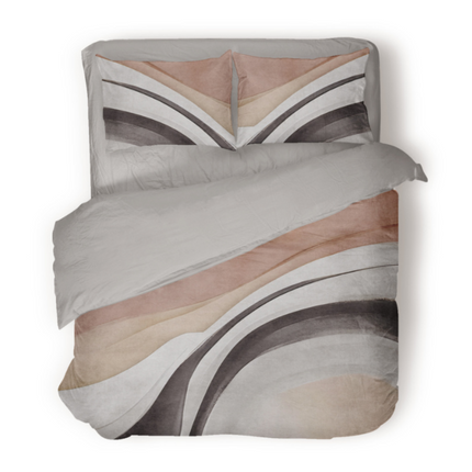 Dekbedovertrek Percale Katoen - Retro Narciscus