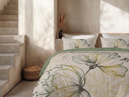 Dekbedovertrek Percale Katoen - Desert Flower