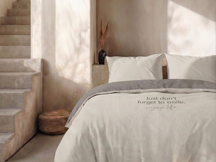 Dekbedovertrek Percale Katoen - Smile