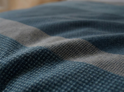 Dekbedovertrek Percale Katoen - Stripe Blue Ties