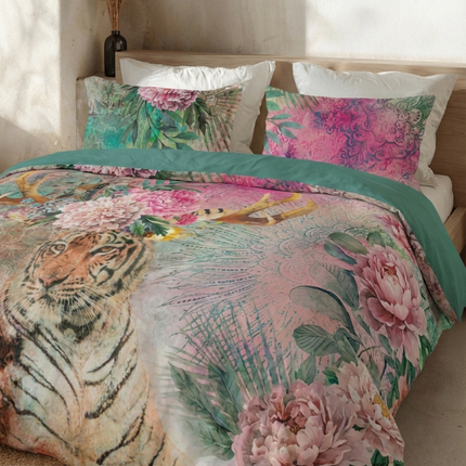 Dekbedovertrek Percale Katoen - Tiger Excotic