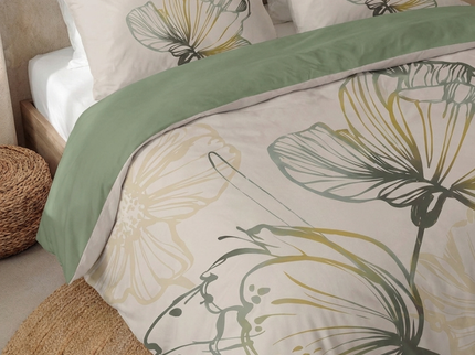 Dekbedovertrek Percale Katoen - Desert Flower