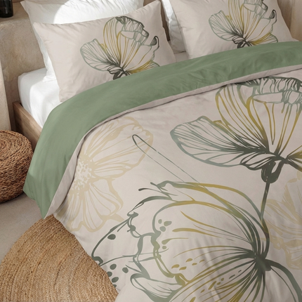 Dekbedovertrek Percale Katoen - Desert Flower