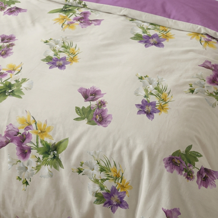 Dekbedovertrek Percale Katoen - Mini Gardenflower