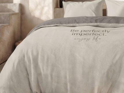 Dekbedovertrek Percale Katoen - Perfectly Imperfect