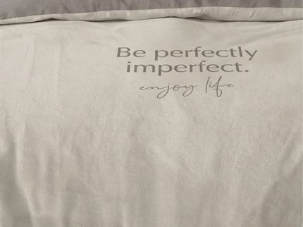 Dekbedovertrek Percale Katoen - Perfectly Imperfect