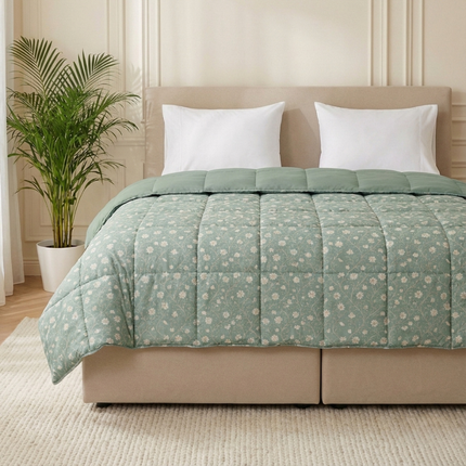 Easy Dekbed Zonder Overtrek - Traditional Flower