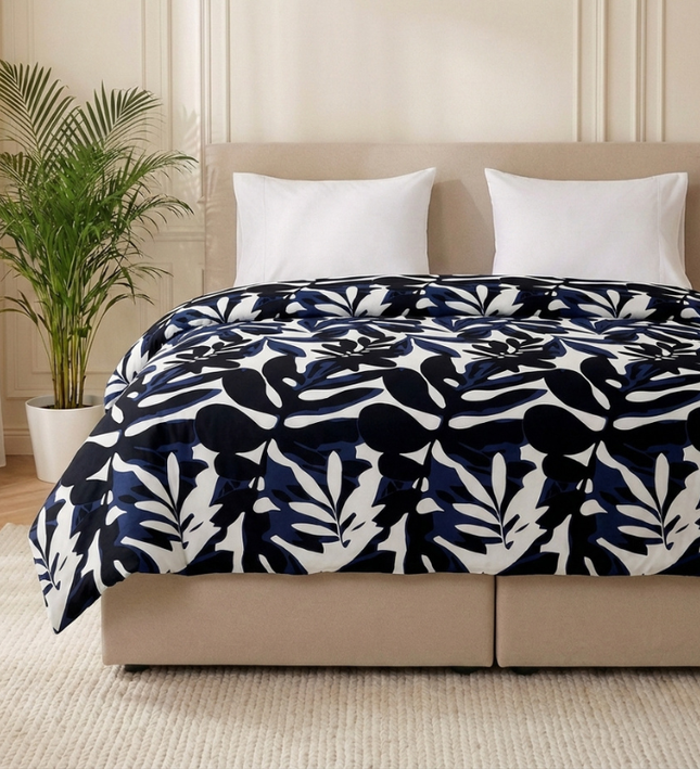 Easy Dekbed Zonder Overtrek - Painted Leafs