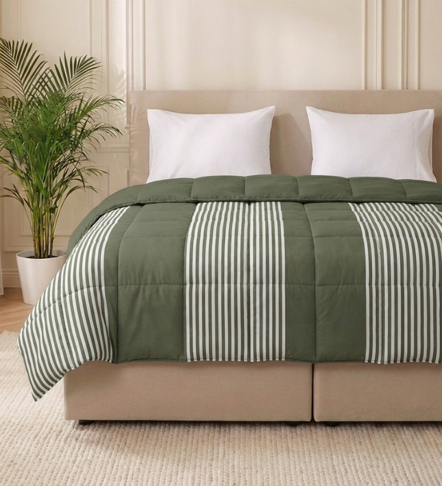 Easy Dekbed Zonder Overtrek - Vertical Lines